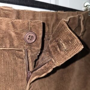 Zara Brown Corduroy Women Jeans
